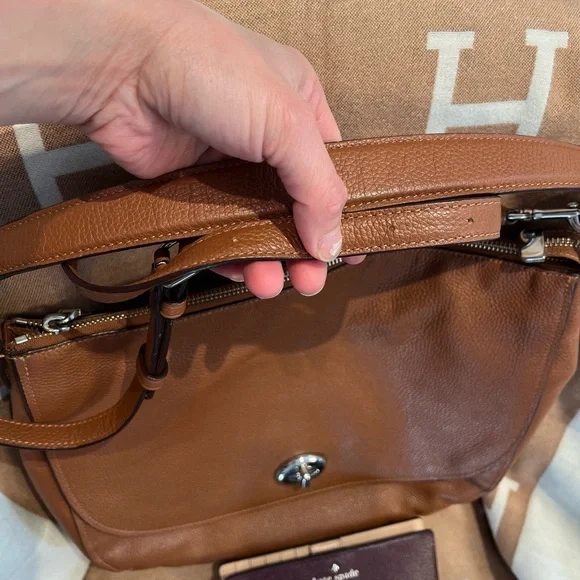 Coach Brown Crossbody Bag plus Kate Spade wallet